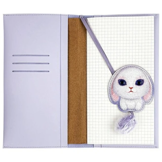 Набір 2в1 Nimmy Big Eyed Pet 2.0 Rabbit блокнот + ручка Purple (N-XDY-SZB-08)