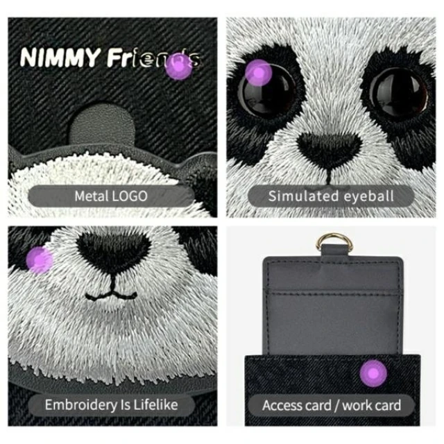 Картхолдер Nimmy Big Eyed Pet 2.0 Cat Black (N-XDY-KT-06)