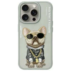 Чехол Nimmy Glasses Cool Dog для iPhone 15 Pro Gray (N-YJ-IP15-PRO-01-B)