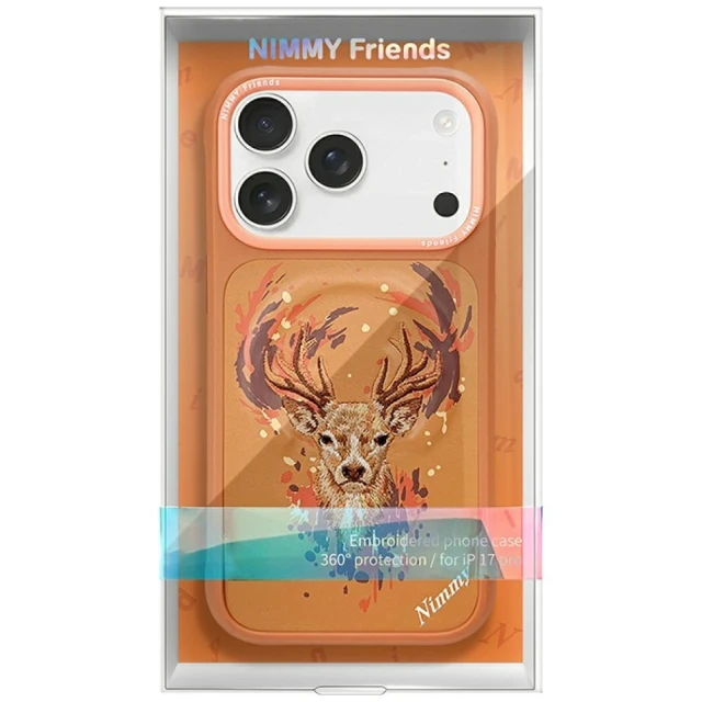 Чохол Nimmy Jeleń для iPhone 17 Pro Помаранчевий with MagSafe (N-CXXM-IP17-PRO-046)