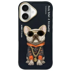 Чохол Nimmy Glasses Cool Dog для iPhone 16 Black (N-YJ-IP16-01)