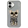 Чохол Nimmy Glasses Cool Dog для iPhone 16 Gray (N-YJ-IP16-01-B)