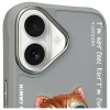 Чехол Nimmy Glasses Cool Cat для iPhone 16 Gray (N-YJ-IP16-05-B)