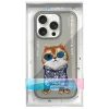 Чохол Nimmy Glasses Cool Cat для iPhone 16 Pro Max Gray (N-YJ-IP16-PRO-MAX-05-B)