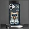 Чохол Nimmy Cool&Cute 2.0 Dog для iPhone 16 Black (N-KM-IP6-01)