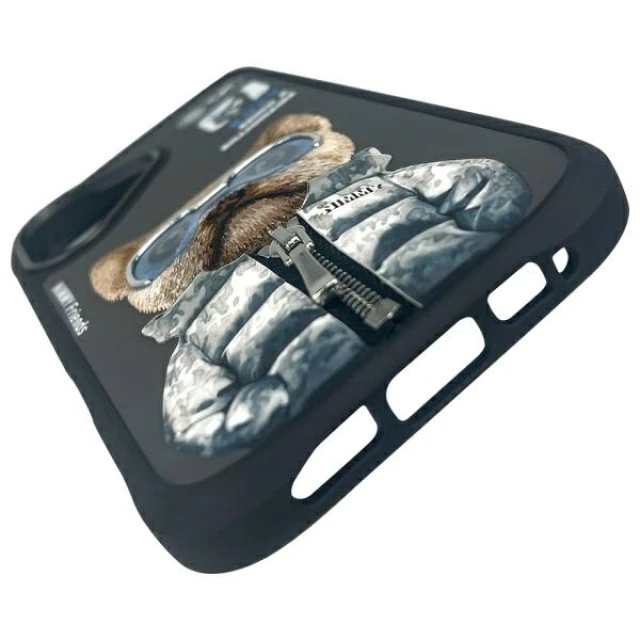 Чохол Nimmy Cool&Cute 2.0 Dog для iPhone 16 Black (N-KM-IP6-01)
