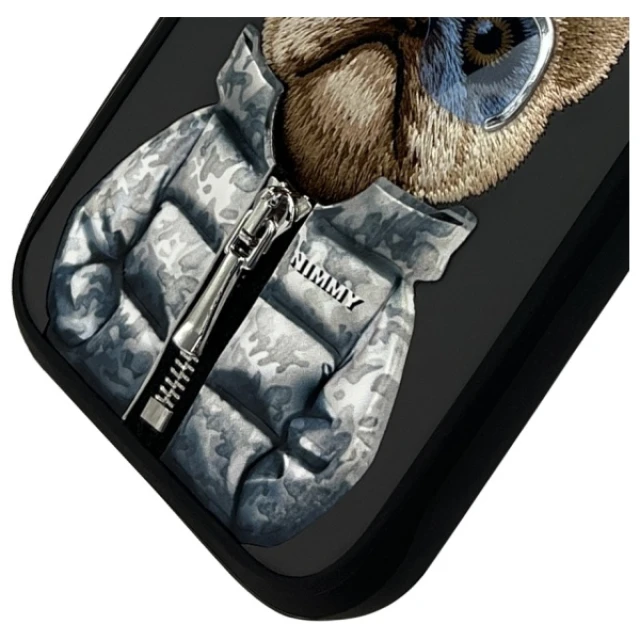 Чохол Nimmy Cool&Cute 2.0 Dog для iPhone 16 Pro Black (N-KM-IP16-PRO-01)
