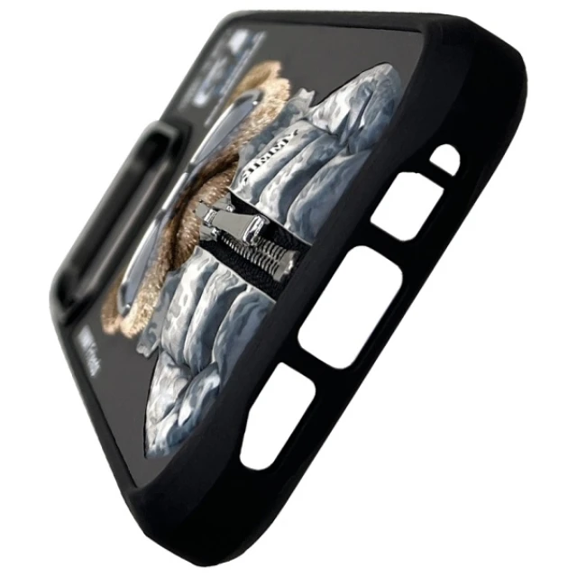 Чохол Nimmy Cool&Cute 2.0 Dog для iPhone 16 Pro Black (N-KM-IP16-PRO-01)