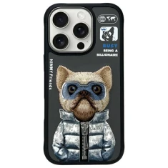 Чохол Nimmy Cool&Cute 2.0 Dog для iPhone 16 Pro Max Black (N-KM-IP16-PRO-MAX-01)