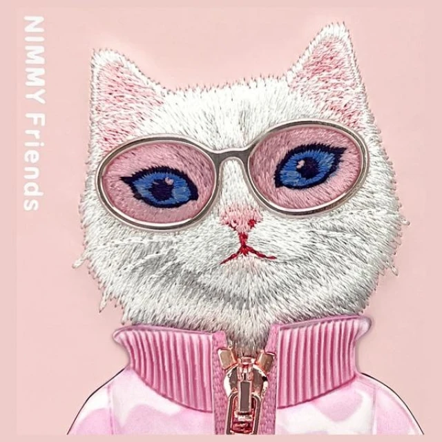 Чохол Nimmy Cool&Cute 2.0 Cat для iPhone 16 Pink (N-KM-IP6-04)