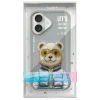 Чохол Nimmy Cool&Cute 2.0 Bear для iPhone 16 Gray (N-KM-IP6-011)