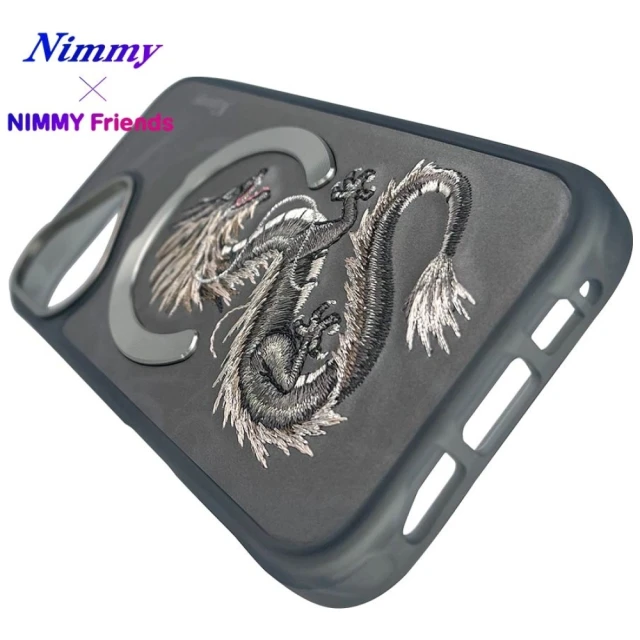 Чехол Nimmy Dragon для iPhone 16 Gray with MagSafe (N-CXMHDW-IP16-06)