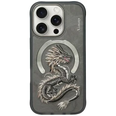 Чохол Nimmy Dragon для iPhone 16 Pro Max Gray with MagSafe (N-CXMHDW-IP16-PRO-MAX-06)