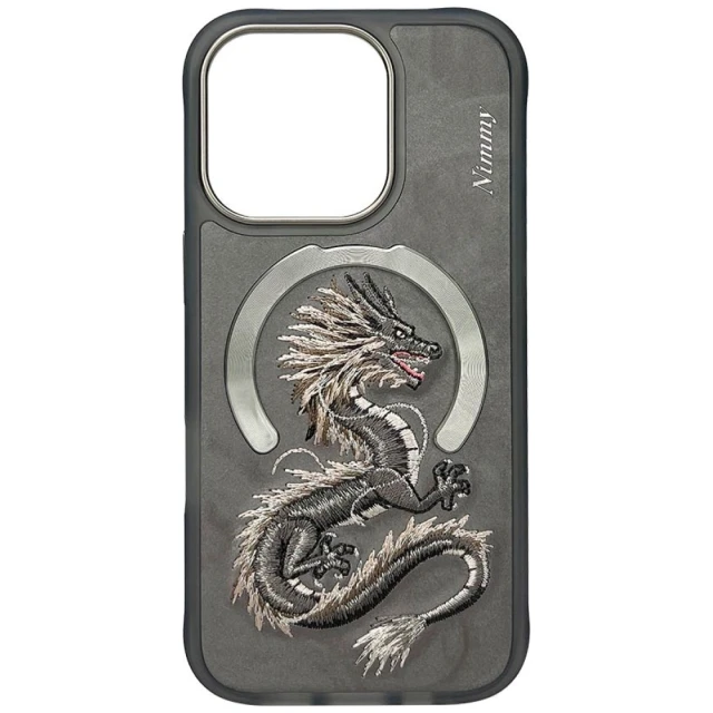 Чохол Nimmy Dragon для iPhone 16 Pro Max Gray with MagSafe (N-CXMHDW-IP16-PRO-MAX-06)