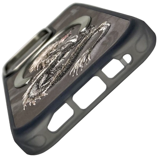 Чохол Nimmy Dragon для iPhone 16 Pro Max Gray with MagSafe (N-CXMHDW-IP16-PRO-MAX-06)