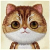 Чохол Nimmy Big Eyed Pet 2.0 Cat для iPhone 16 Pro Khaki (N-XDY-IP16-PRO-05)