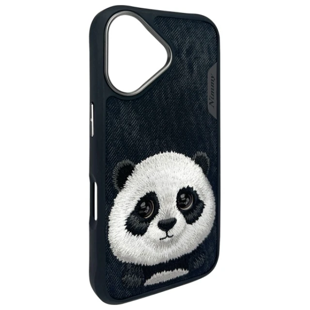Чохол Nimmy Big Eyed Pet 2.0 Panda для iPhone 16 Black (N-XDY-IP16-06)
