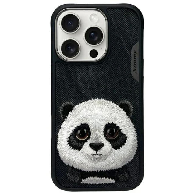 Чохол Nimmy Big Eyed Pet 2.0 Panda для iPhone 16 Pro Max Black (N-XDY-IP16-PRO-MAX-06)