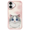 Чохол Nimmy Big Eyed Pet 2.0 Cat для iPhone 16 Pink (N-XDY-IP16-07)