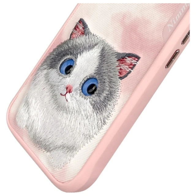 Чохол Nimmy Big Eyed Pet 2.0 Cat для iPhone 16 Pink (N-XDY-IP16-07)