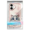 Чохол Nimmy Big Eyed Pet 2.0 Cat для iPhone 16 Pink (N-XDY-IP16-07)