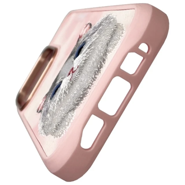 Чохол Nimmy Big Eyed Pet 2.0 Cat для iPhone 16 Pro Pink (N-XDY-IP16-PRO-07)