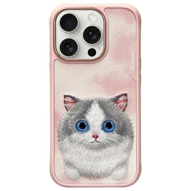 Чохол Nimmy Big Eyed Pet 2.0 Cat для iPhone 16 Pro Pink (N-XDY-IP16-PRO-07)