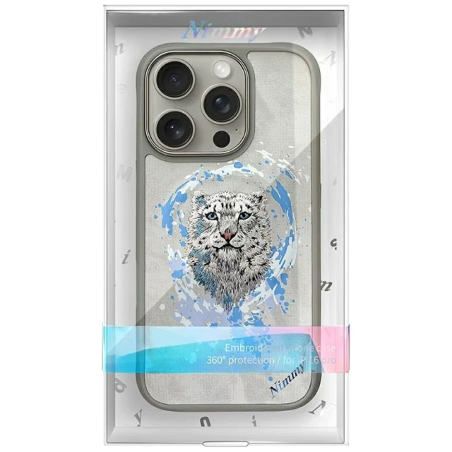 Чохол Nimmy Pantera для iPhone 16 Pro Max Light Gray with MagSafe (N-CXXM-IP16-PRO-MAX-060)