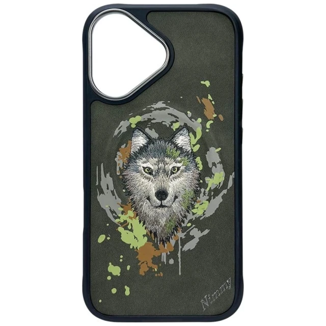 Чохол Nimmy Wilk для iPhone 16 Dark Gray with MagSafe (N-CXXM-IP16-061)