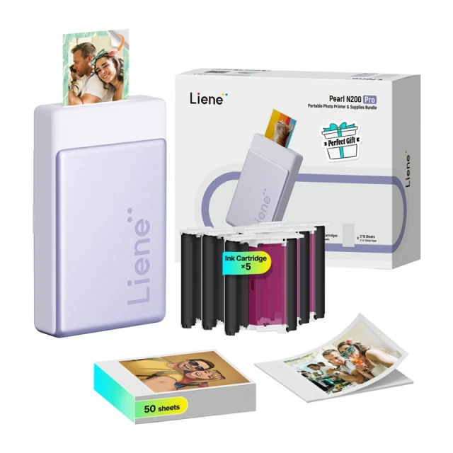 Портативний фотопринтер Liene Pearl N200 Pro 2x3