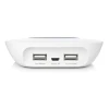 Зарядний пристрій Budi Qi бездротовий + USB White (BDG3A2000W)