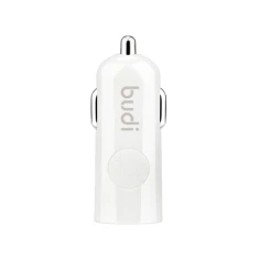Зарядний пристрій автомобільний Budi USB White (BD062)