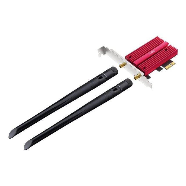Мережева карта CUDY WE3000S AX5400 Wi-Fi 6 + BT 5.2 Intel AX210 PCIe (6971690791322)