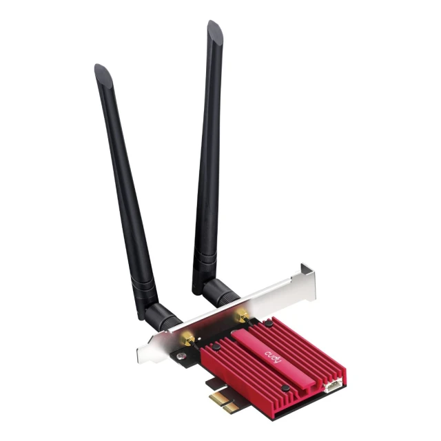Мережева карта CUDY WE3000S AX5400 Wi-Fi 6 + BT 5.2 Intel AX210 PCIe (6971690791322)