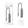 USB-хаб CUDY UH405 5-в-1 USB-C HDMI 4K (6971690794064)