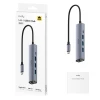 Хаб CUDY USB UH605 5-IN-1 з Gigabit Ethernet (6971690794408)
