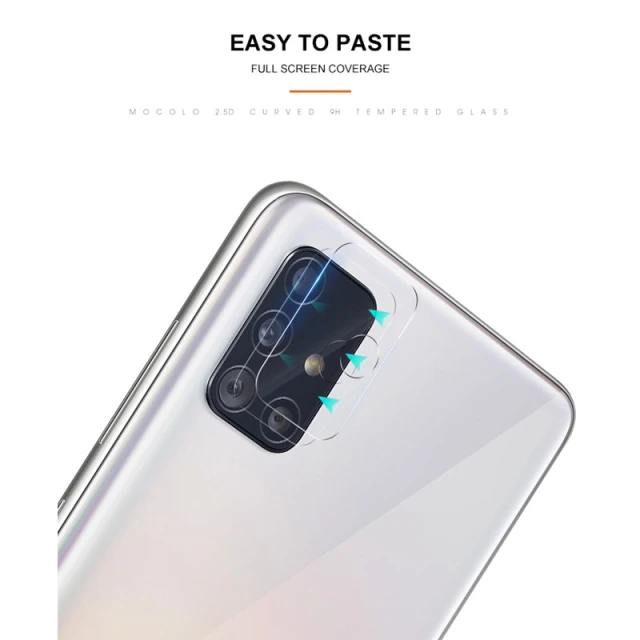Скло захисне на об'єктив Mocolo Samsung Galaxy A51 (SX4622)