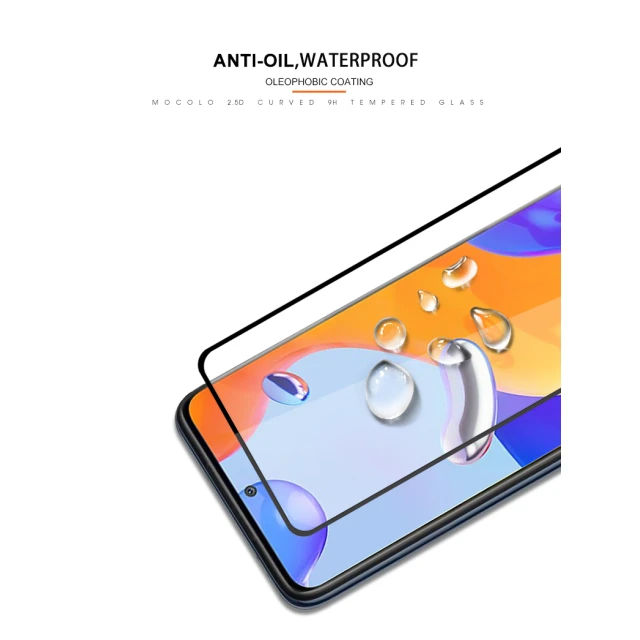 Скло захисне Mocolo 2.5D Full Glue для Xiaomi Redmi Note 11 Pro (HM6538)