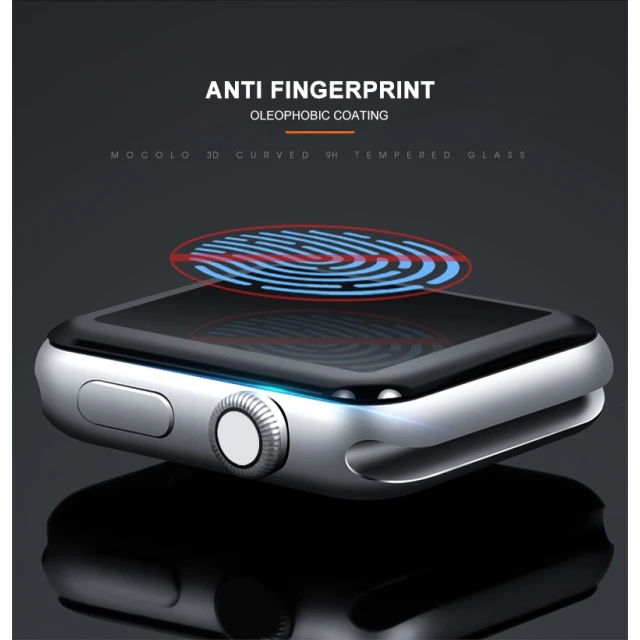 Скло захисне Mocolo 3D Glass Full Glue Apple Watch 7/8 41 мм (PG6511)