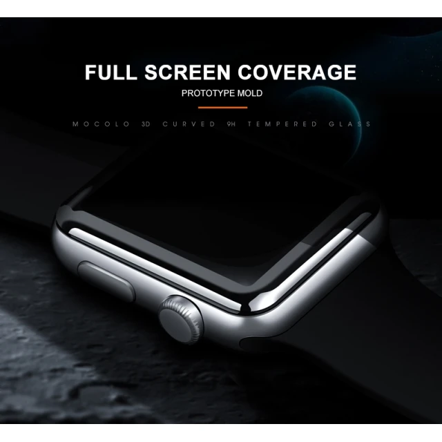 Захисне скло Mocolo 3D Glass Full Glue Apple Watch 7/8 45 мм (PG6512)