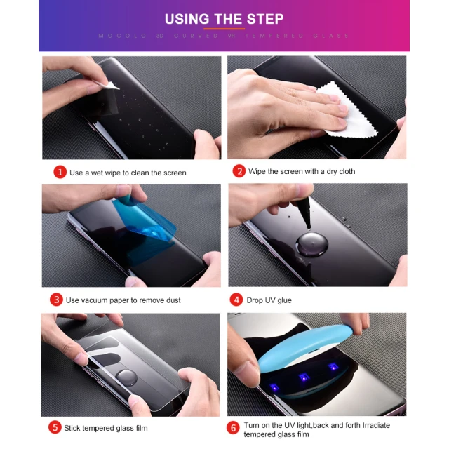 Захисне скло Mocolo 3D UV Samsung Galaxy S22+ (SX6567)