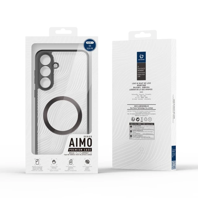 Чехол Dux Ducis Aimo Mag для Samsung Galaxy S25 FE Black (6971824151282)