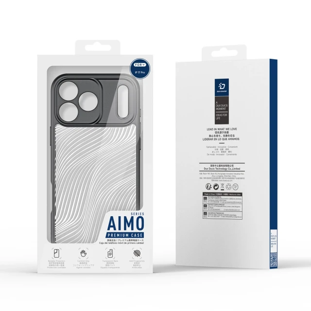 Чохол Dux Ducis Aimo для iPhone 17 Pro Black (6971824153286)