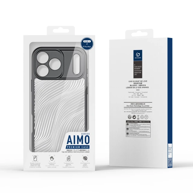 Чехол Dux Ducis Aimo для iPhone 17 Pro Max Black (6971824153293)