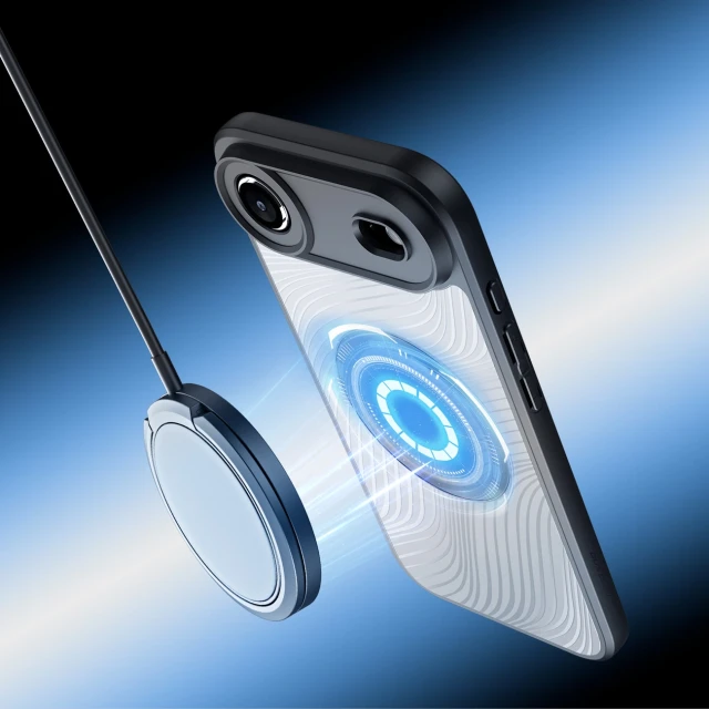 Чохол Dux Ducis Aimo Mag для iPhone 17 Air Black with MagSafe (6971824153316)
