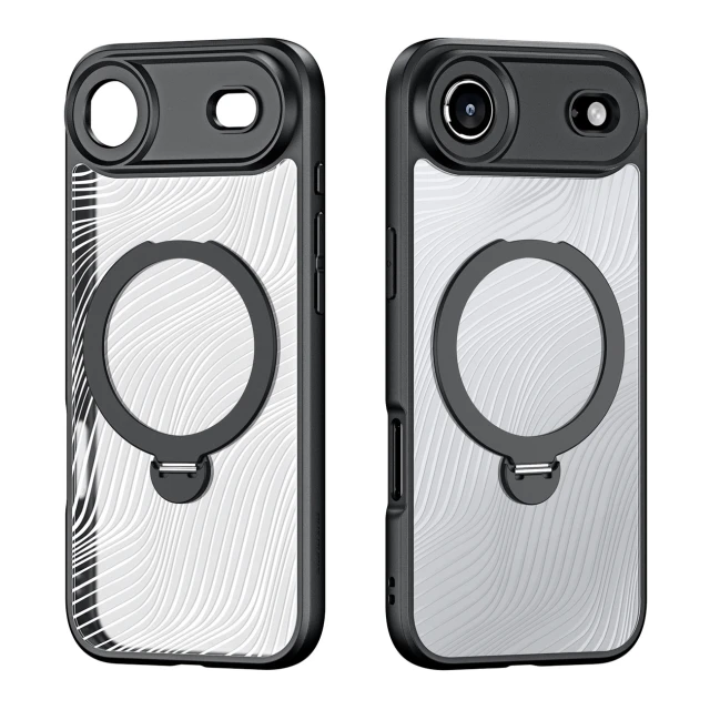 Чохол Dux Ducis Aimo Mag для iPhone 17 Air Black with MagSafe (6971824153354)