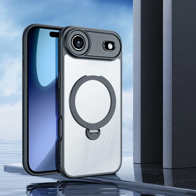 Чохол Dux Ducis Aimo Mag для iPhone 17 Air Black with MagSafe (6971824153354)