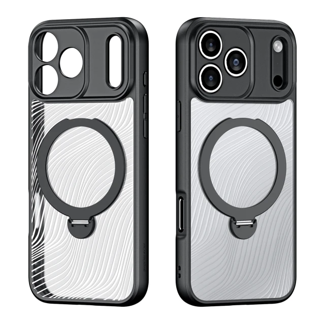 Чохол Dux Ducis Aimo Mag для iPhone 17 Pro Max Black with MagSafe (6971824153378)