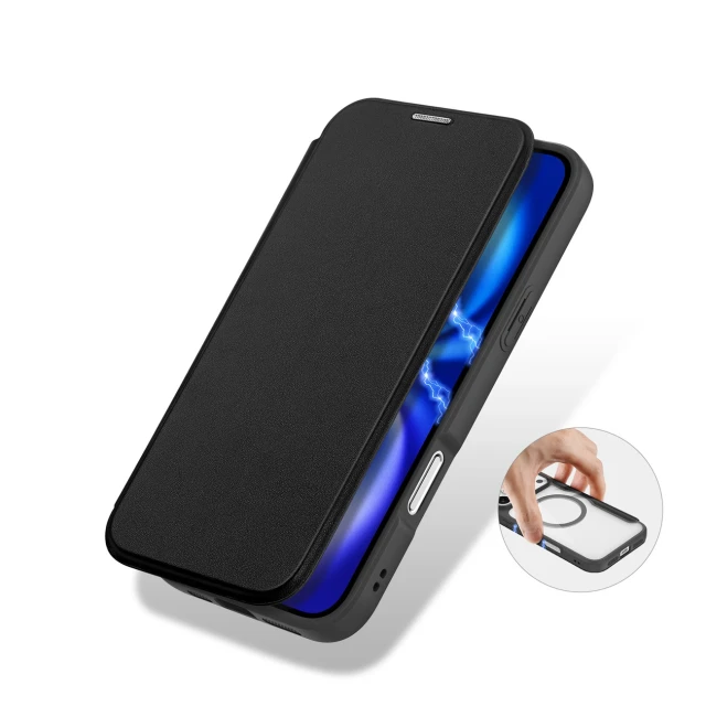Чохол Dux Ducis Skin X Pro для iPhone 17 Pro Black with MagSafe (6971824153729)