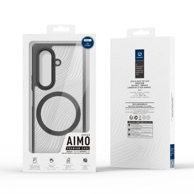 Чехол Dux Ducis Aimo Mag для Samsung Galaxy Fold 7 Black (6971824155051)
